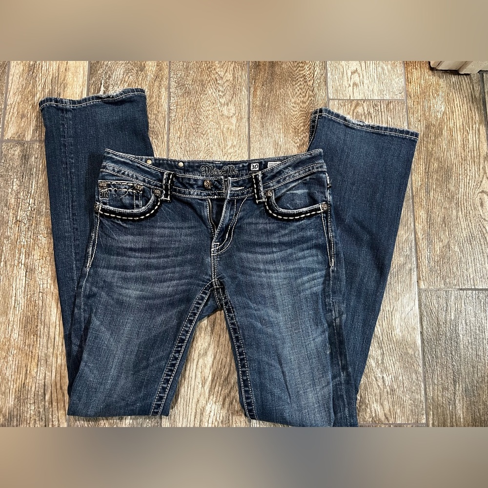 Miss Me Boot Cut Stretch Embroidered Embellished JP5095-3, size 30